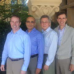 OCIO Leadership: (left to right) Michael Tran Duff, Ganesh Karkala, Bill Clebsch, and Randy Livingston