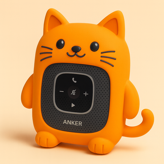 Cheddar: screen-free companion in the form of a cute orange