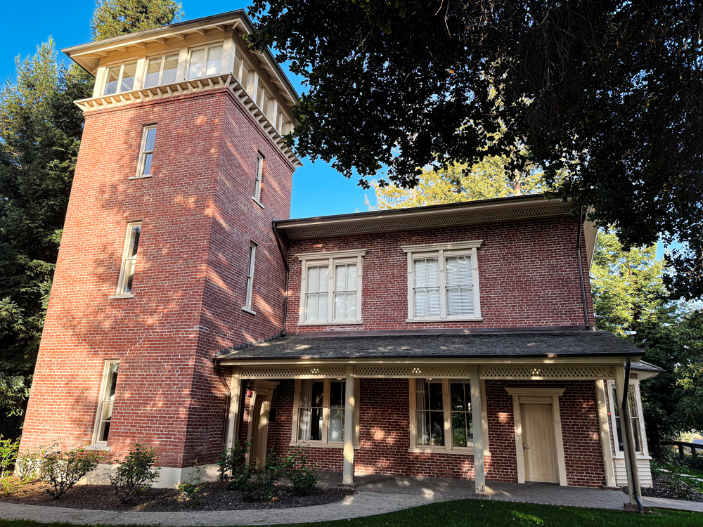 exterior of tower house