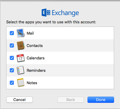 select apps you want to use with your account