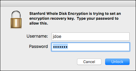 administrator password prompt