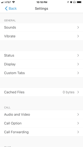 access  audio and video settings