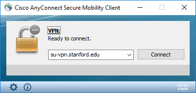 connect to the Sanford VPN