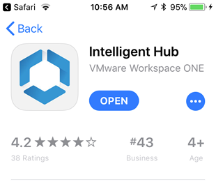 open the Intelligent Hub app
