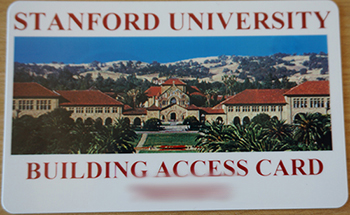 Front of guest card