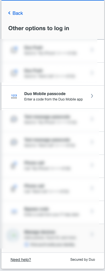 How to Use the Duo Mobile Passcode for Two-Step Authentication ...