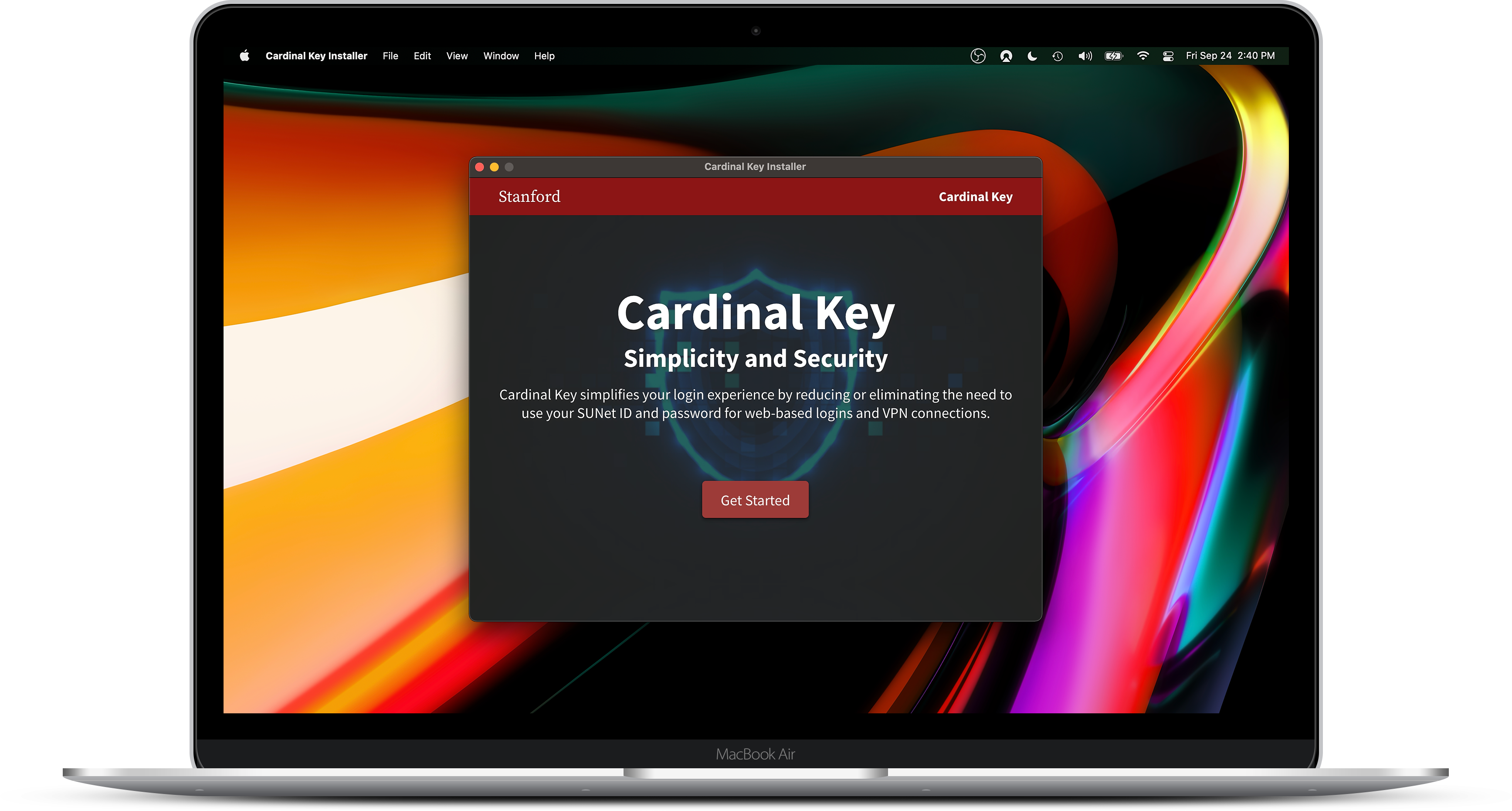 Cardinal Key Installer Screenshot