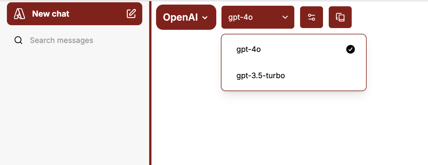 OpenAI additional options