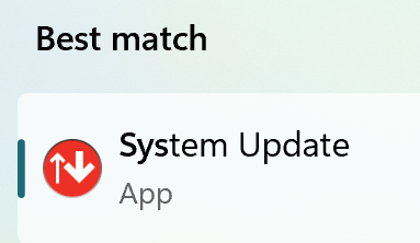 Lenovo System Update Icon