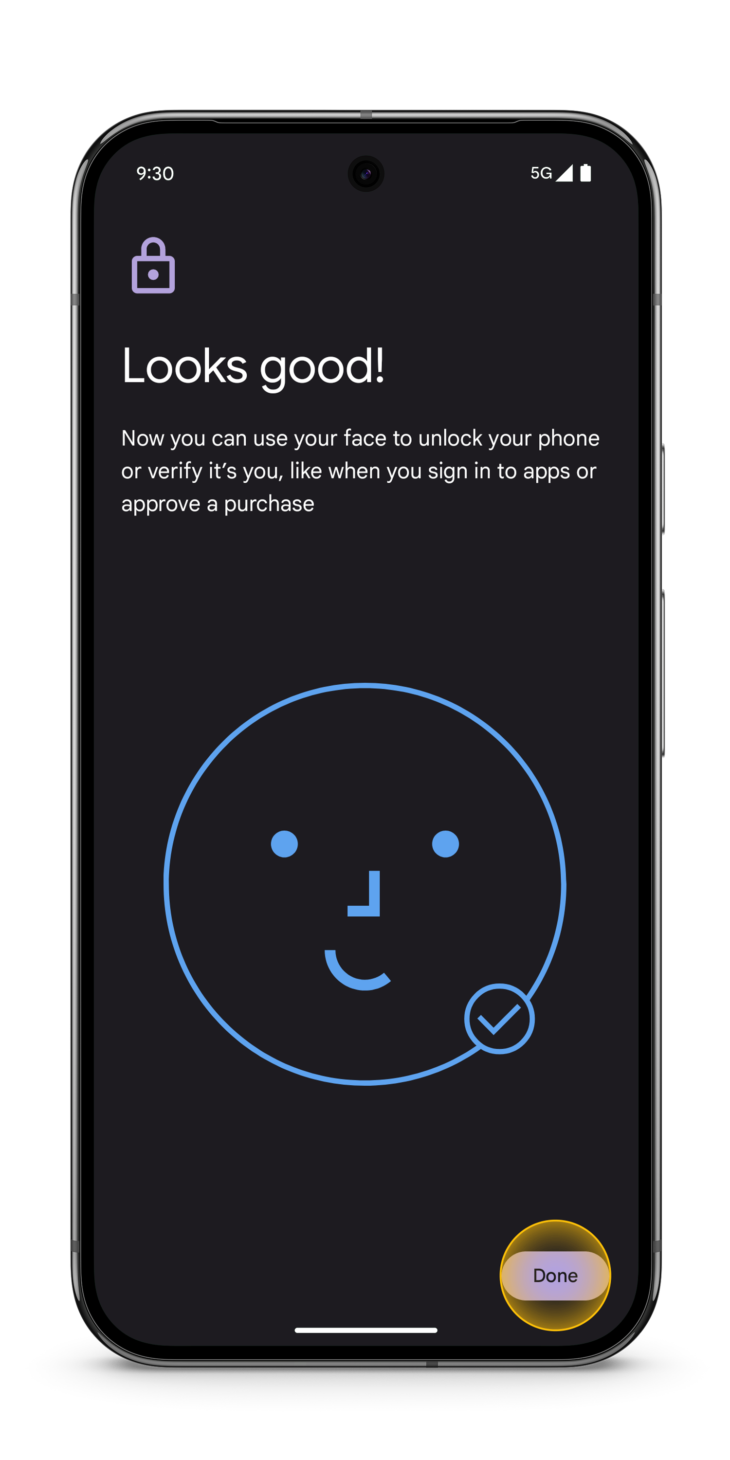 States user can now unlock their phone using their face.