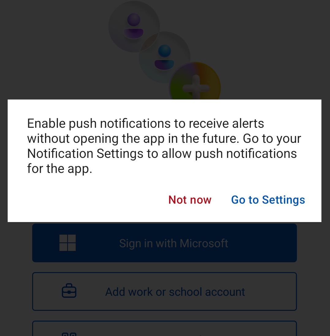allow notifications