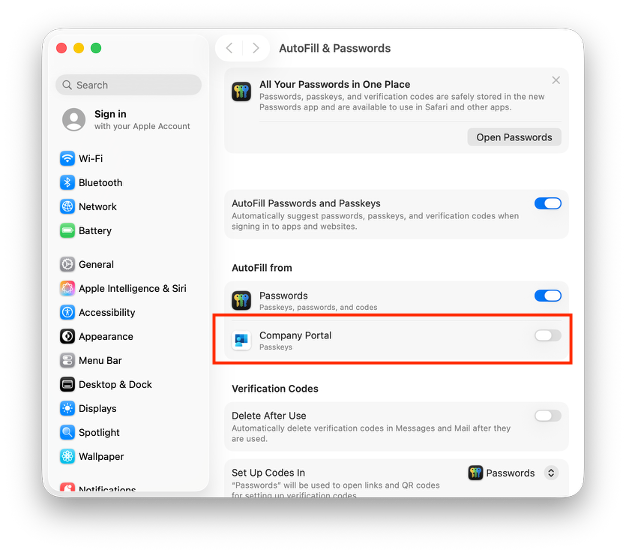 enable company portal