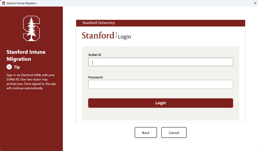 Stanford SSO