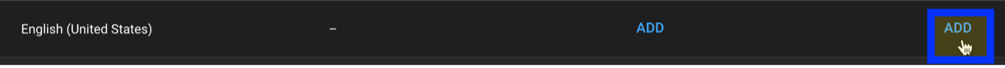 YouTube blank subtitles with add button highlighted.