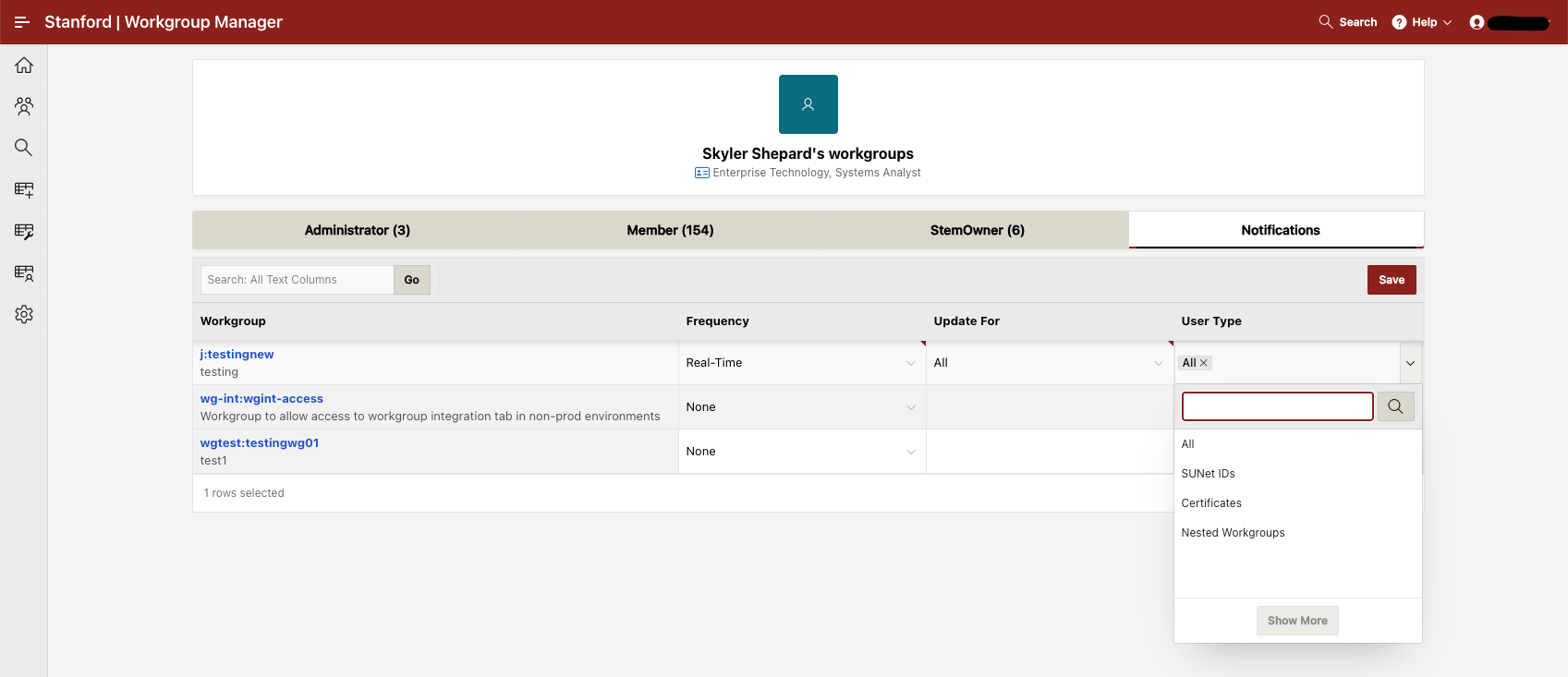 Workgroup Mgr User Type 040126