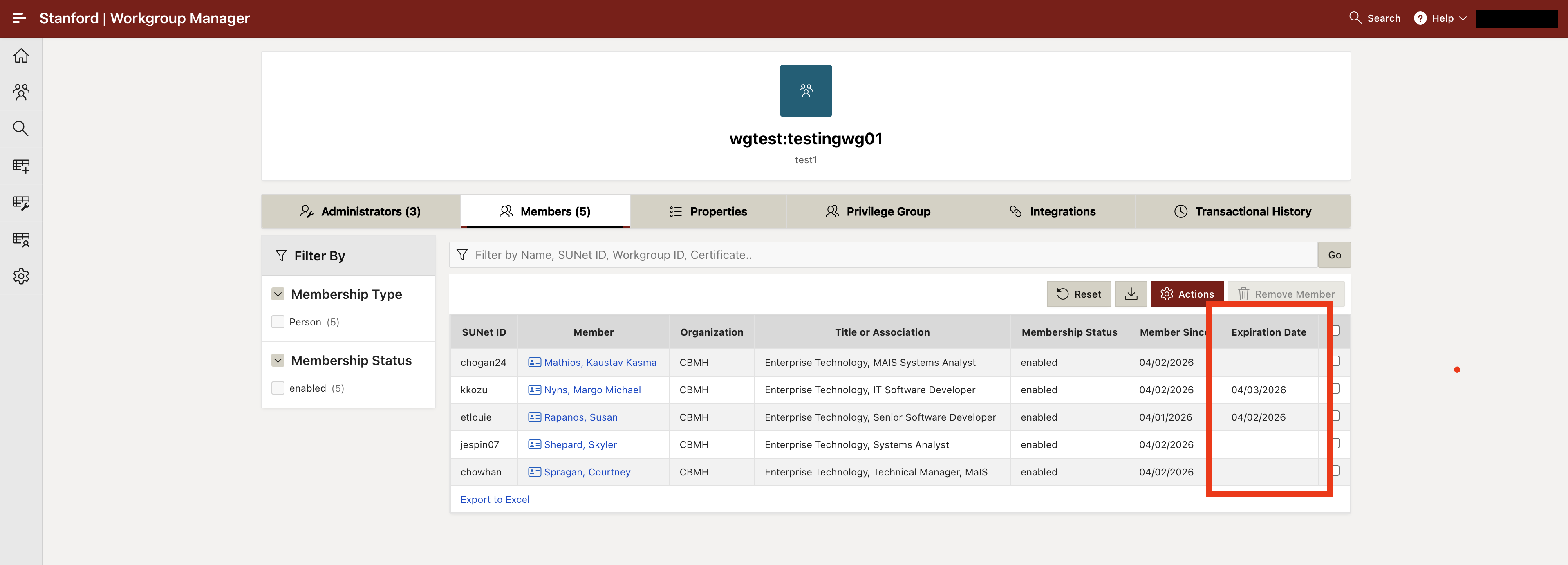 Workgroup Mgr expiration date column 040226