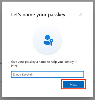 name passkey
