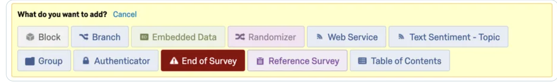 Add a New Element Here button is visible in the options.