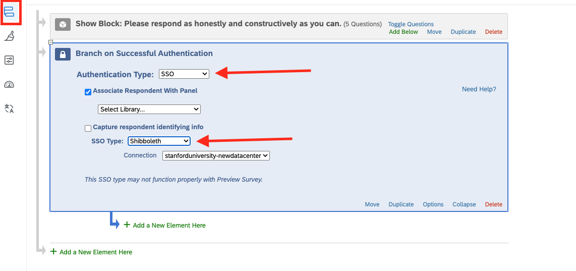 SSO, and Shilobbeth are selected within the authenicator box.