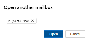 Open another mailbox