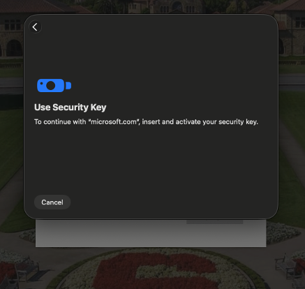 insert YubiKey