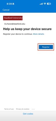 tap register