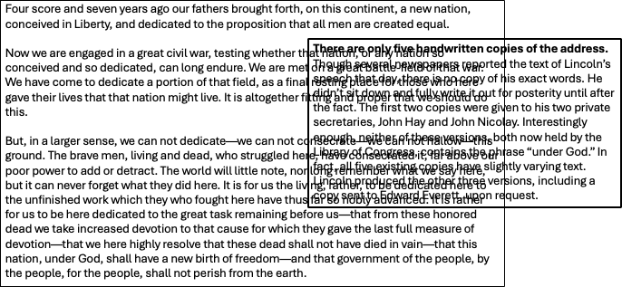 Sample text showing content overlapping other content when resized.