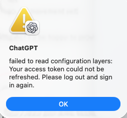 Codex-login-error