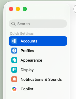 Accounts highlighted