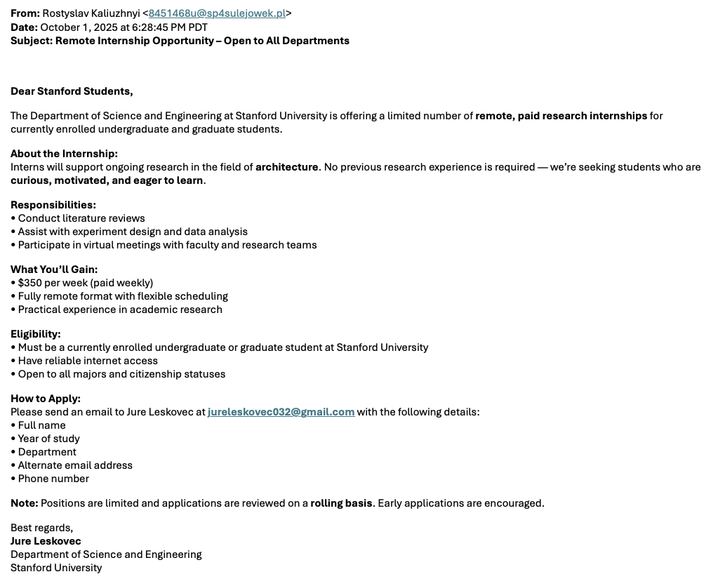 Remote Internship Opportunity – Open to All Departments