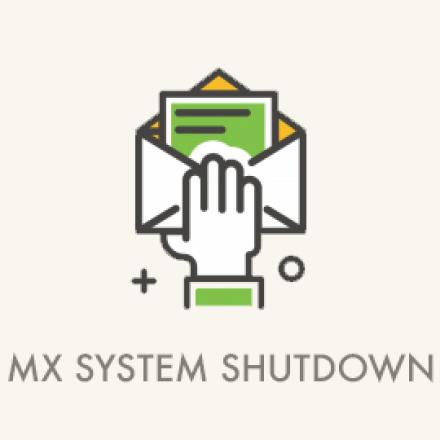 image mx system shutdown