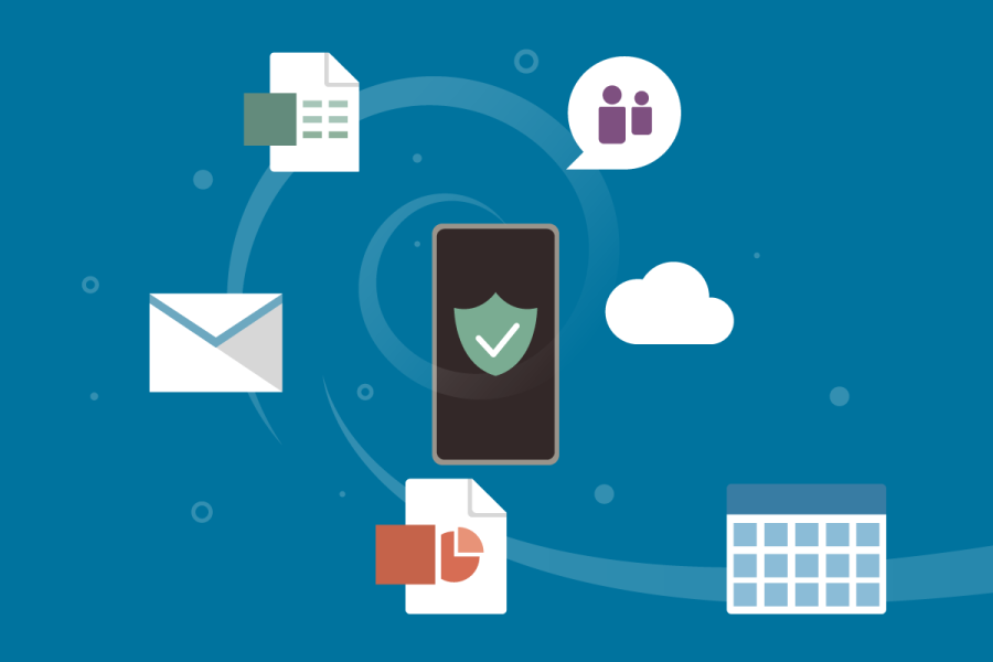 graphic depicts new login experience