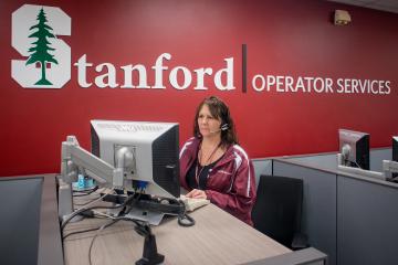 Image of Operator Services Center team member at work