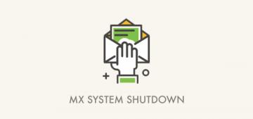 image mx system shutdown